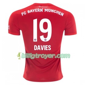 Billige Fotballdrakter FC Bayern München Alphonso Davies 19 Hjemmedraktsett 2019/20 Kortermet